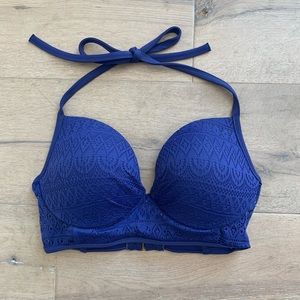 Purple Lace Bikini Top